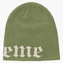 Supreme Old English Printed Beanie Green