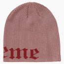 Supremo vecchio inglese stampato berretto rosso