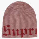 Supremo vecchio inglese stampato berretto rosso