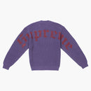 Supreme Old English Printed Sweater Purple