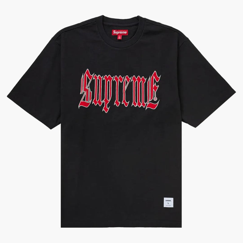 Nejvyšší stará anglická angličtina S/S Top (SS24) Černá