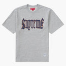 Supreme Old English S/S Top (SS24) Heather Gray