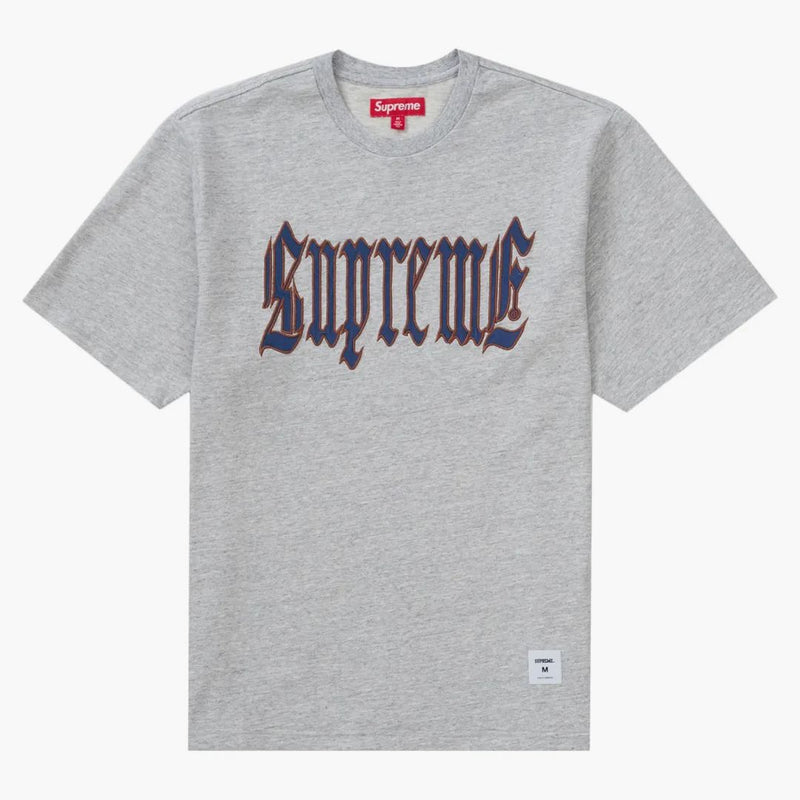 Nejvyšší stará anglická s/s top (SS24) Heather Grey