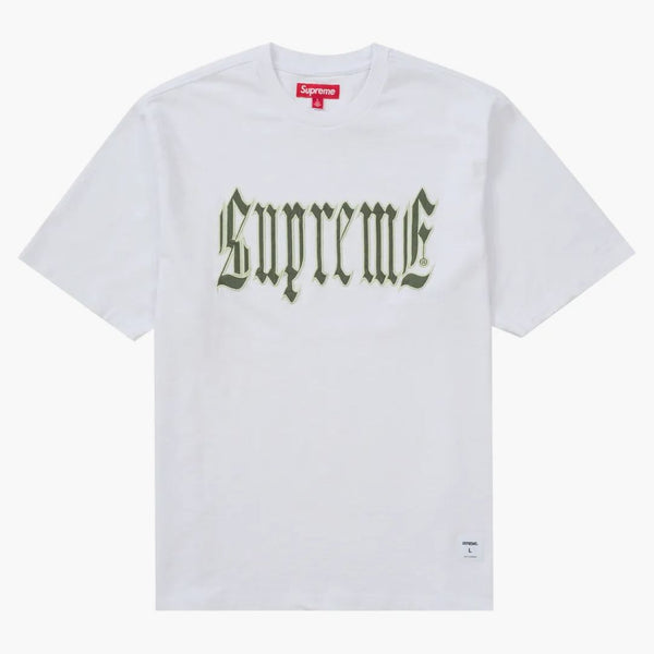 Nejvyšší stará anglická s/s top (SS24) bílá