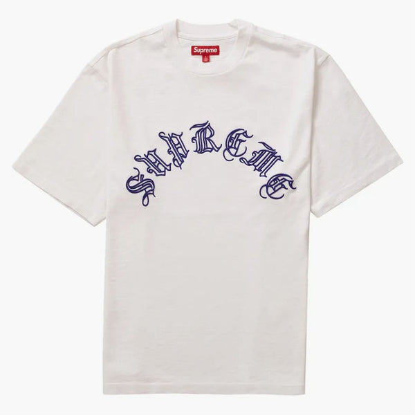 Supremo Old English S/S Top White