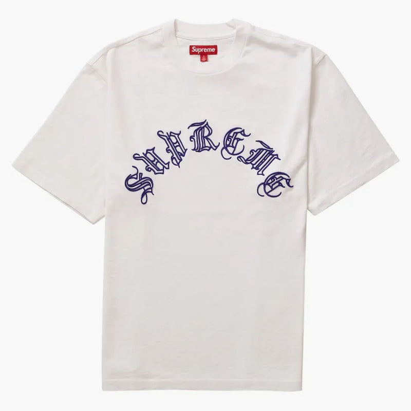 Supremo Old English S/S Top White