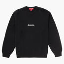 Supreme Old English Sweater Black