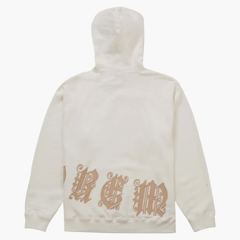 Supreme Old English Wrap Hooded Sweatshirt White