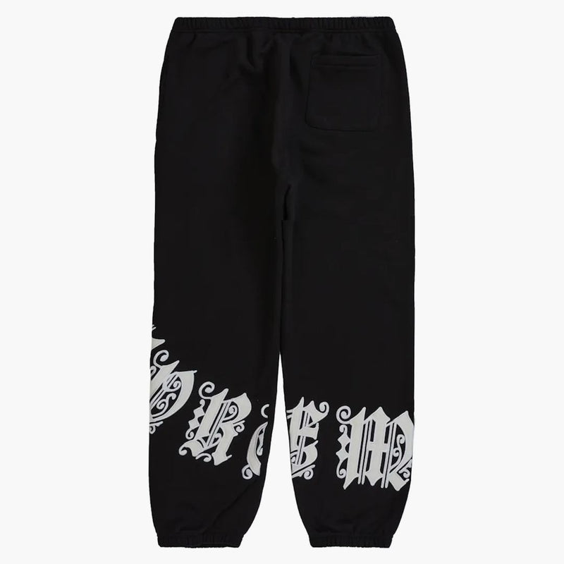Supreme Old English Wrap Sweatpant Black
