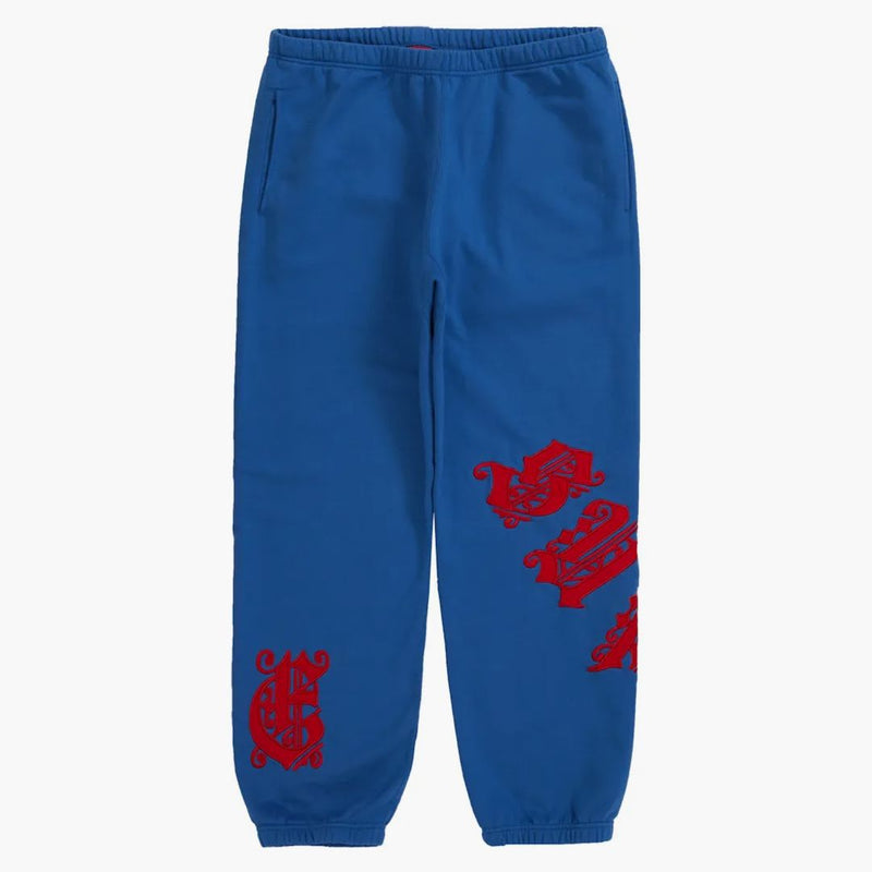 Supreme Old English Wrap Sweatpant Pale Royal