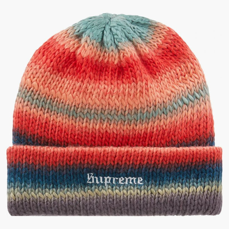 Supremo Ombré Stripe Beanie Navy