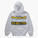 Supreme On God Hooded Sweatshirt Ash Grey