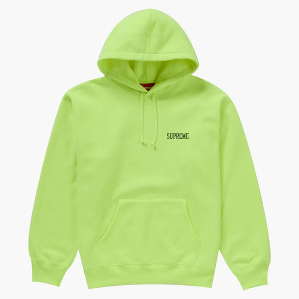 Supreme on God Hooded Sweatshirt ljusgul