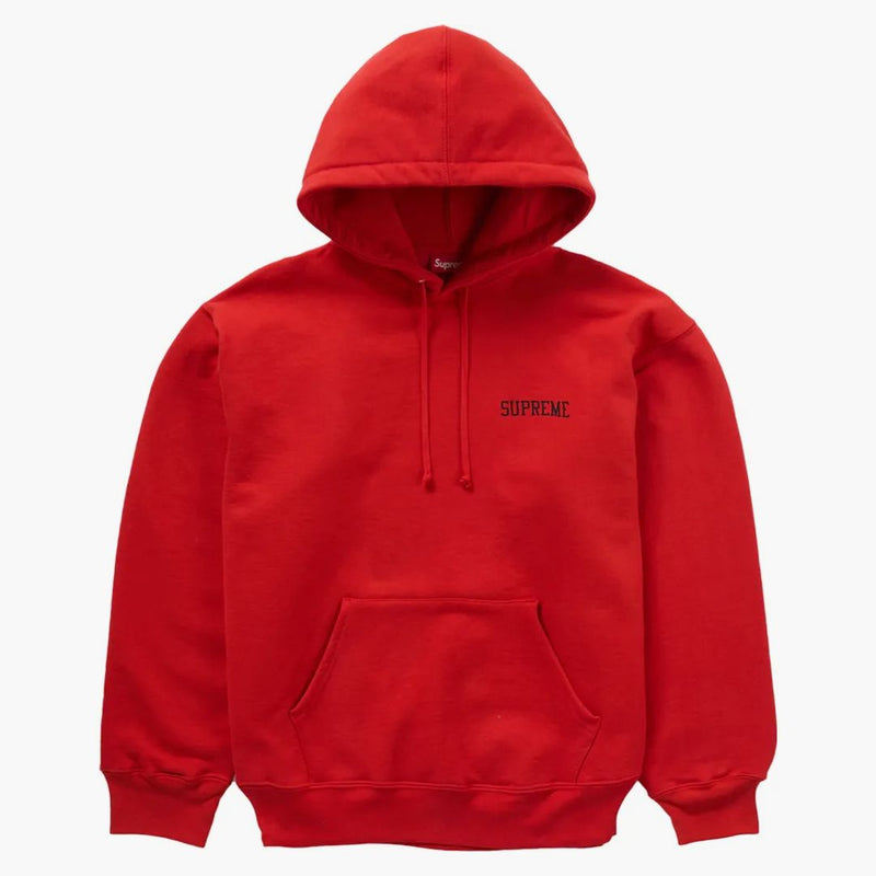 Nejvyšší na bohu mikina s kapucí Burn Red