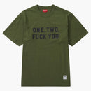 Supreme One Two Fuck You S/S Top Olive
