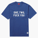 Supreme One Two Fuck You S/S Top Royal