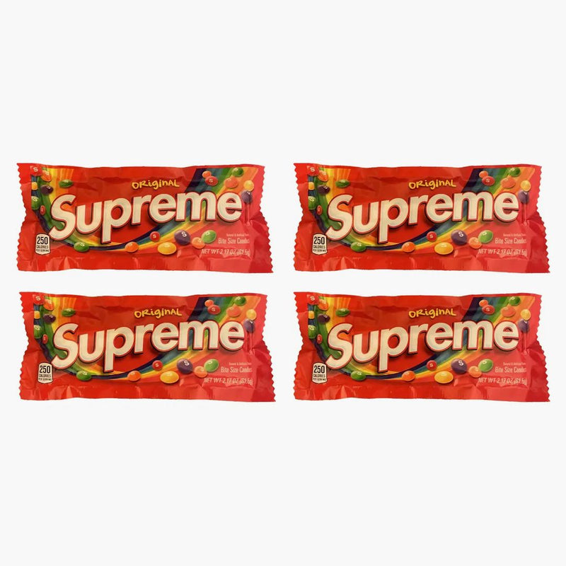 Supreme Original Skittles 4x Lot (not fit for human consumption) red