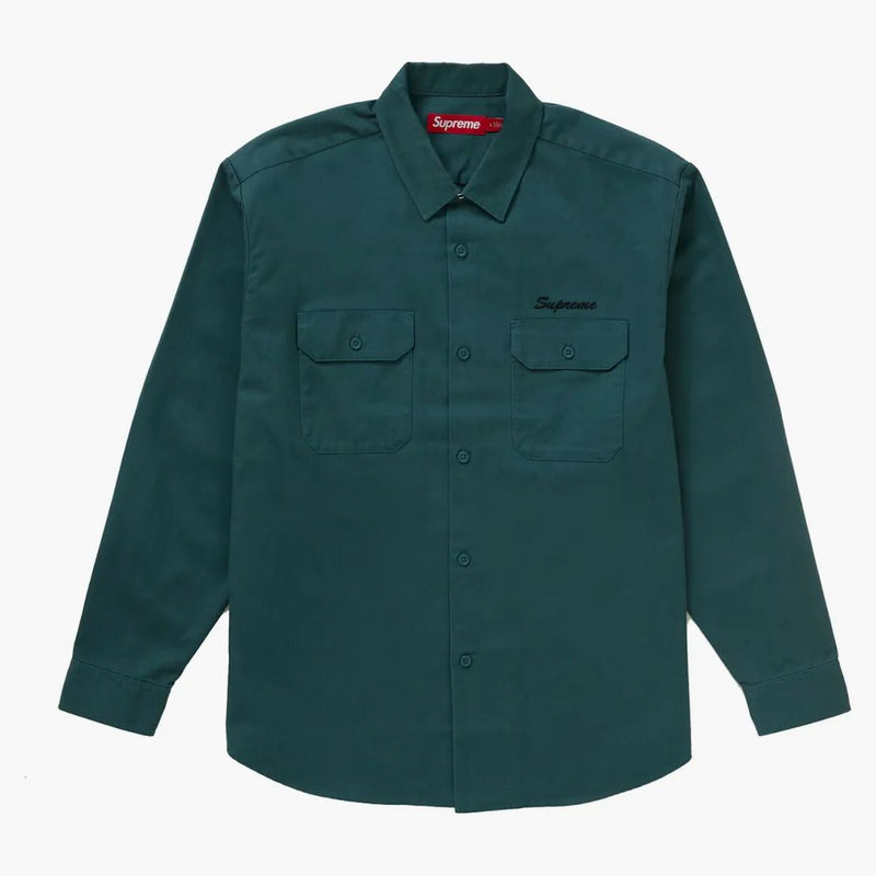 Supreme Our Lady Work Shirt Dusty Teal