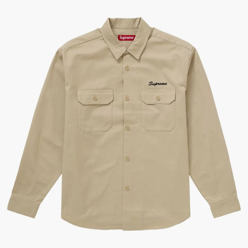 Supreme Our Lady Work Shirt Khaki