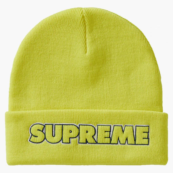 Supreme Outline Beanie (FW19) Jasnożółty
