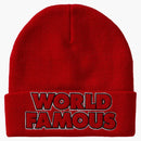 Supreme Outline Beanie (FW19) röd