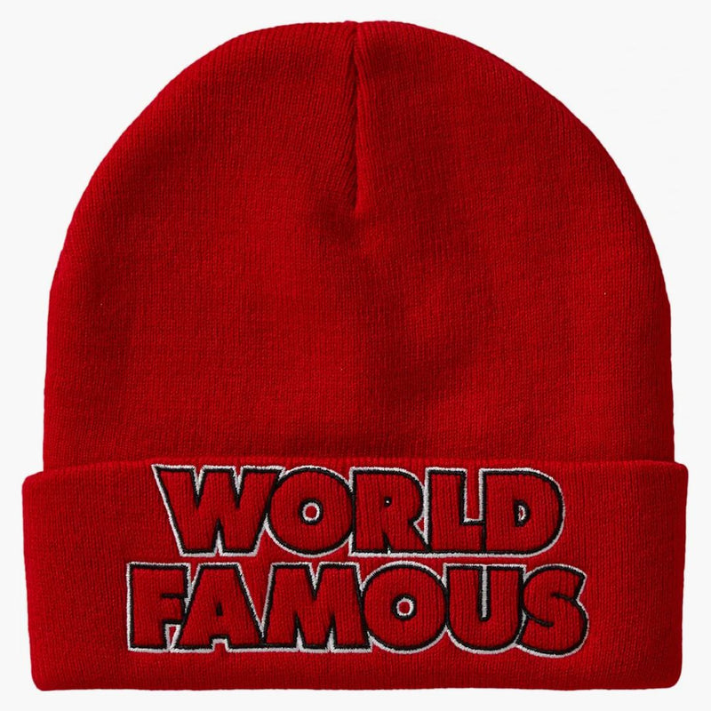 Supreme Disegna Beanie (FW19) rosso