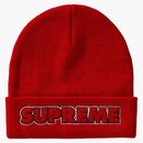Supreme Outline Beanie (FW19) röd