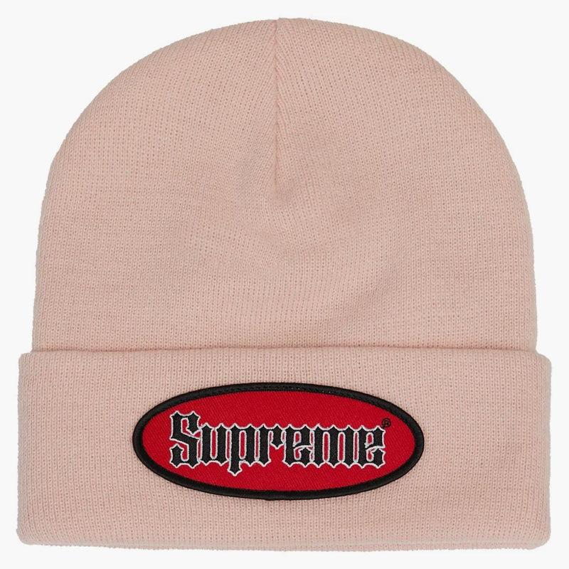 Supreme Oval Patch Beanie (ss22) Pink