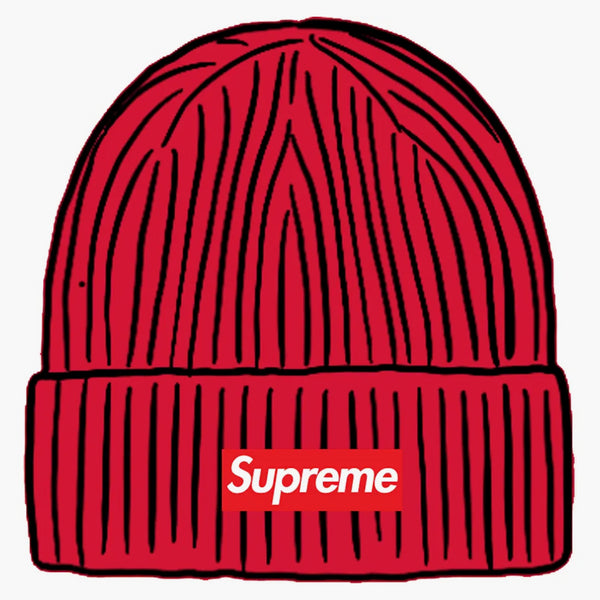 Najwyższa Overdyed Beanie (SS21) Red