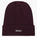 Supreme Overdyed Beanie (SS23) aubergine