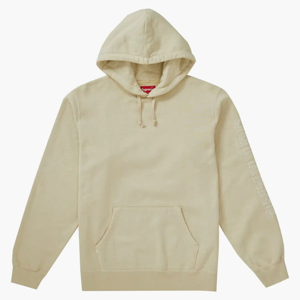 Supreme Overdyed Hooded Sweatshirt Natural