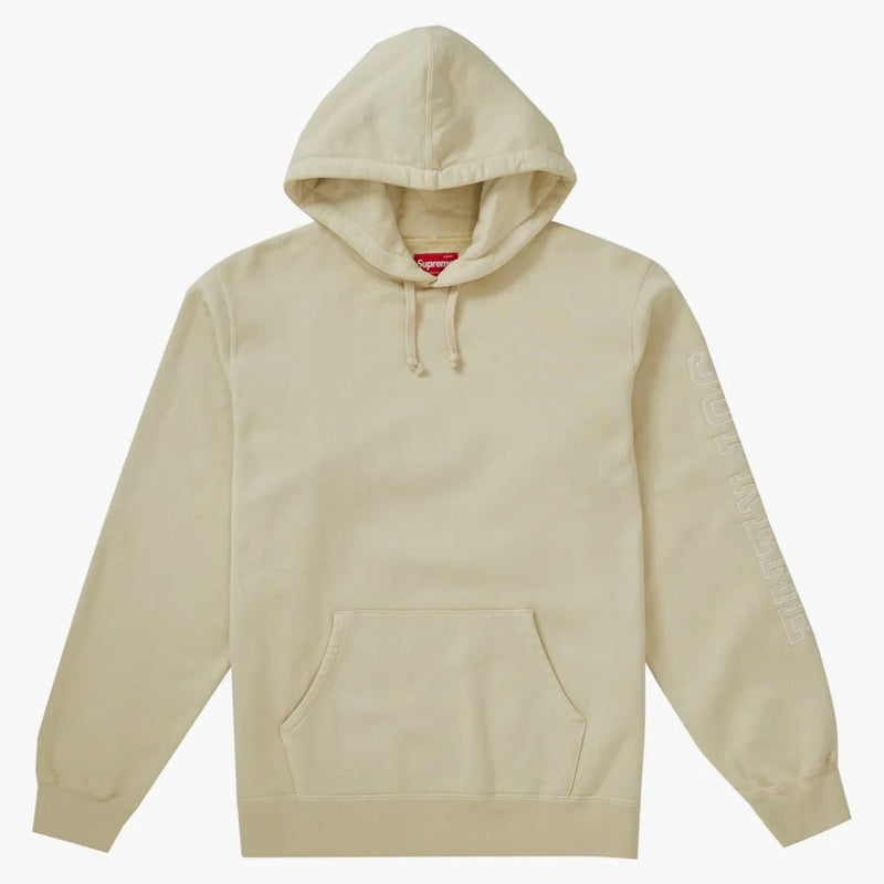 Nejvyšší overdyed mikina s kapucí přirozená