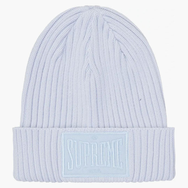 Najwyższa overdyed plasterowa czapka jasnoniebieska