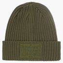 Supreme overdyed patch beanie olive