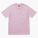 Supreme Overdyed Pocket Tee Washed Light Purple