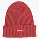 Supreme Overdyed Ribbed Beanie (SS18) Washed Magenta