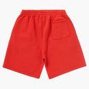 Supreme overdyed small box sweatshort red