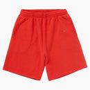 Supreme overdyed small box sweatshort red