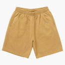 Supreme overdyed small box sweatshort sand