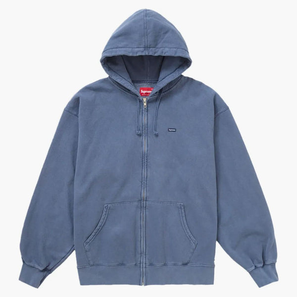 Nejvyšší přehnaná malá krabička na zip-up kapucí mikina tmavá břidlice