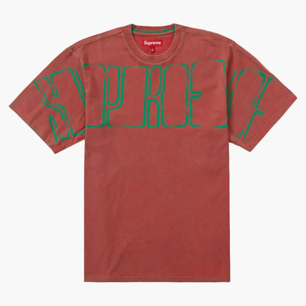 Supreme Overprint Knockout S/s Top Bright Red
