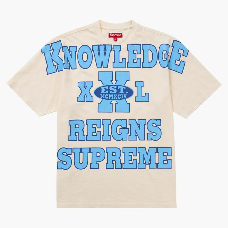 Supreme Overprint Knowledge S/S Top Stone