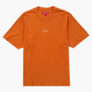 Supreme Overprint Small Box S/S Top Orange
