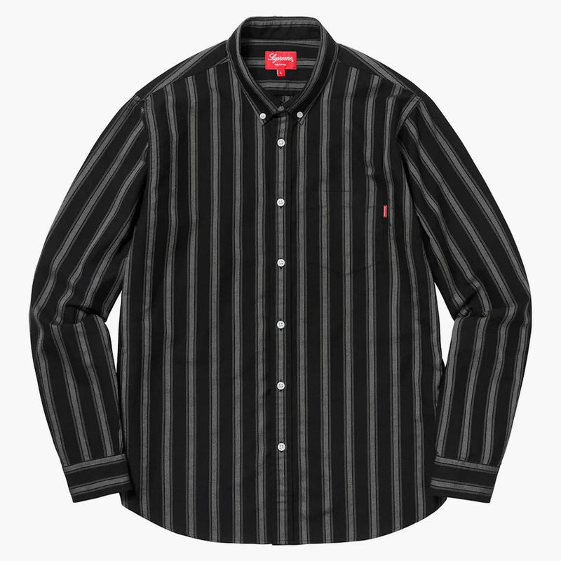 Cămașă supremă Oxford (FW18) Black Stripe