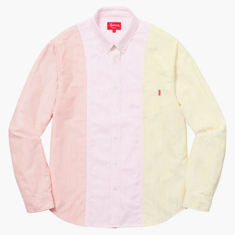 Supreme Oxford Shirt (ss18) Orange/pink