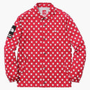 Chaqueta de entrenadores supremos empacables rojo