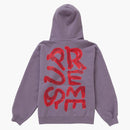 Supreme Paint Hooded Sweatshirt Dusty Purple