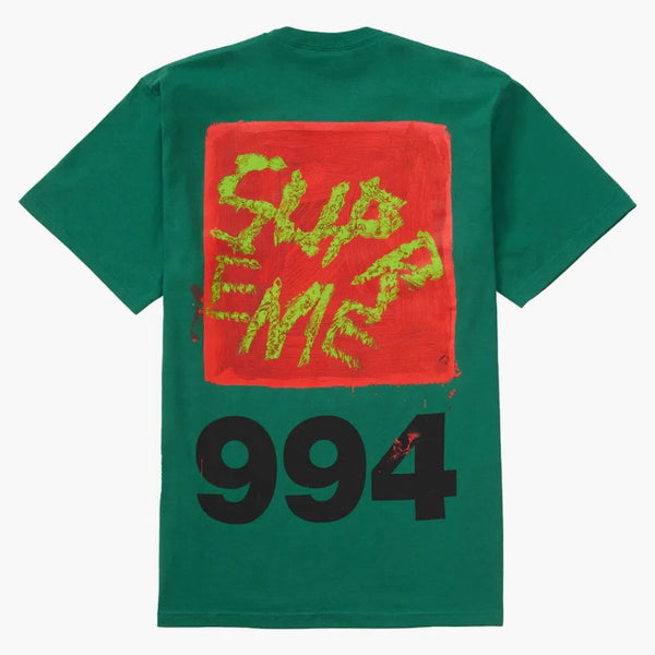 Supreme Paint Tee Green