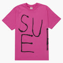 Supreme Painted Tee (ss25) Fuchsia