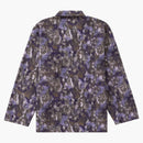 Supreme Paisley Fleece Shirt Purple